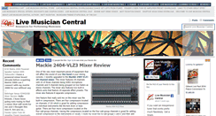 Desktop Screenshot of livemusiciancentral.com